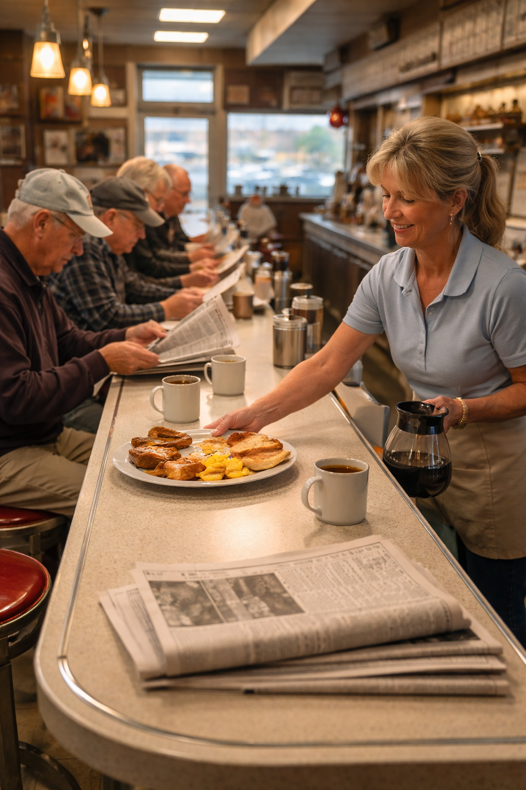 Part 56-Breakfast at the Counter, Coos Bay